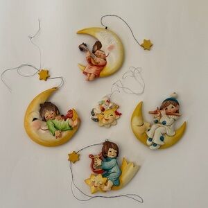 Anri Angels  1970’s 1980’s Christmas Decorations Lot Made in Italy